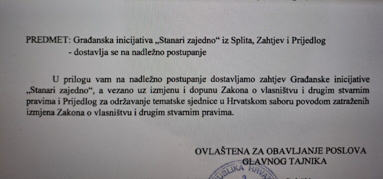 Naši prijedlozi upućeni na nadležno postupanje