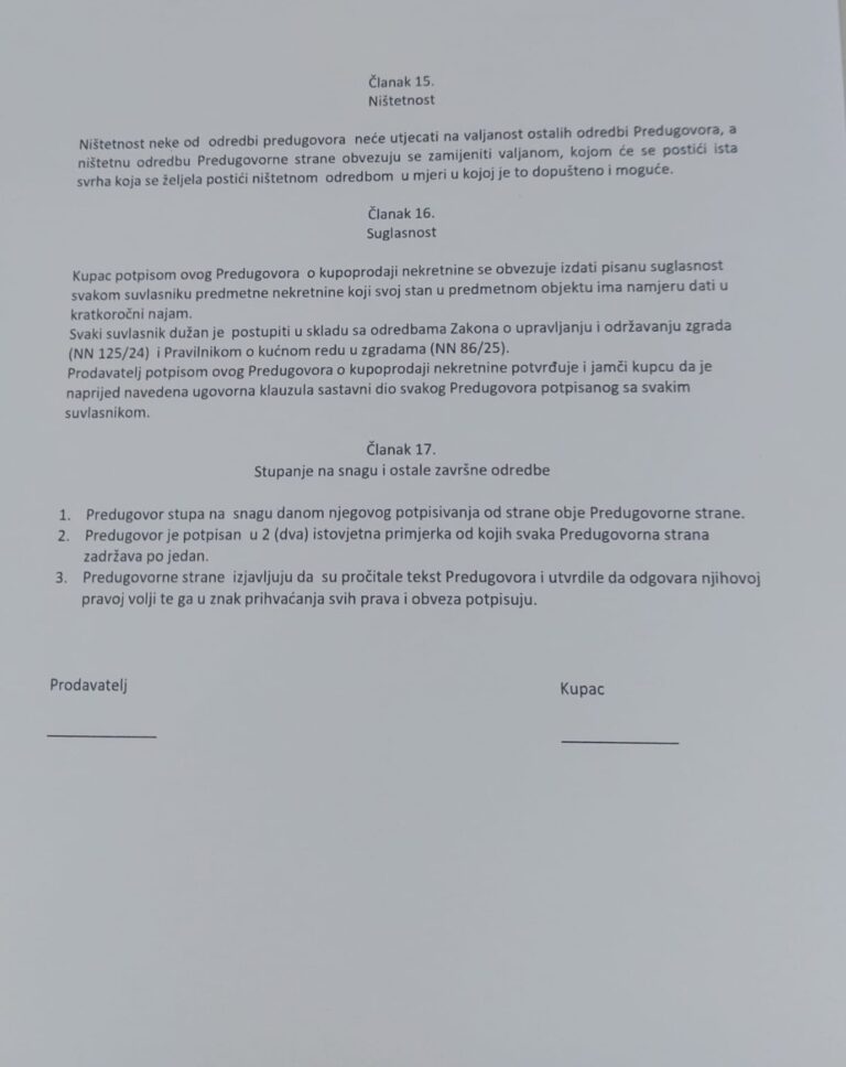 Oprez pri potpisivanju ugovora o kupoprodaji stana u novogradnji